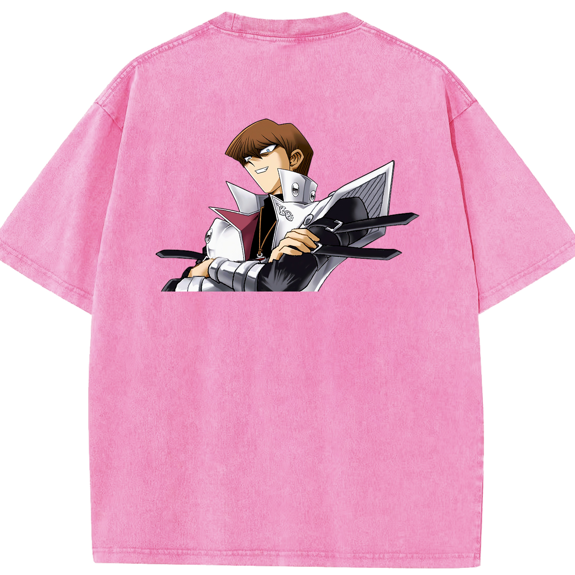 （画像用） 遊☆戯☆王 Yu-Gi-Oh! 綿100% ヴィンテージ風 半袖Tシャツ（背面プリント）